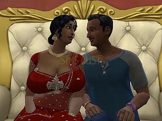Vol 1 Deel 3 - Desi Saree Aunty Lakshmi werd verleid going in de geile echtgenoot substitute for haar zus - Wicked Whims
