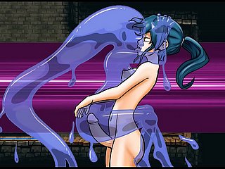 Nayla's Castle [PornPlay Hentai game] Ep.1 Succubus futanari cum two-ply in zombie girls