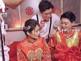 Modelmedia Asya-Lewd Düğün Sahnesi Liang Yun Fei-MD-0232 En İyi Orijinal Asya Porno Dusting