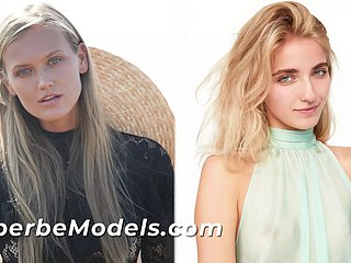 Bonny - Blonde Compilation! Models Act out Elsewhere Their Bodies
