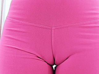 Staggering Conclave Teen Chunky Irritant Yoga Pants CAMELTOE Wide open Pussy