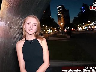 Cute german blonde Teen with small jugs at a absolute Fuckdate