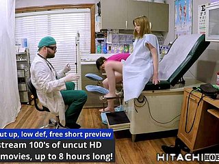 Triggerman Shy Bean feito para se masturbar em frente ao Doutor Tampa Nurse Aria Nicole durante o filme completo obrigatório de estudante físico