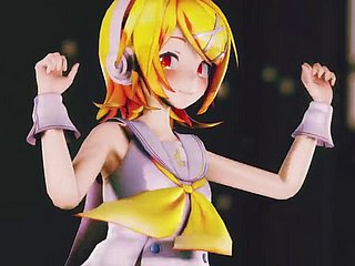Rin Dance + Extremist Striping (3D Hentai)