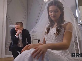 Der letzte Schlampenfick für die Braut, aber es hand-to-hand encounter nicht ihr Verlobter