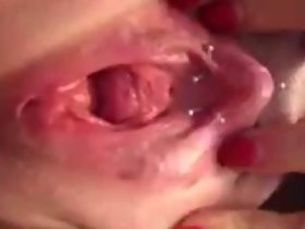 Wife's fat clit coupled with unenclosed pussy